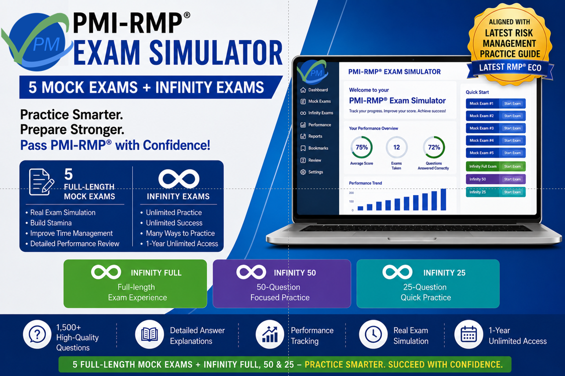 RMP Challenger Mock Exams - 5 plus Infinity - 1 Year Access