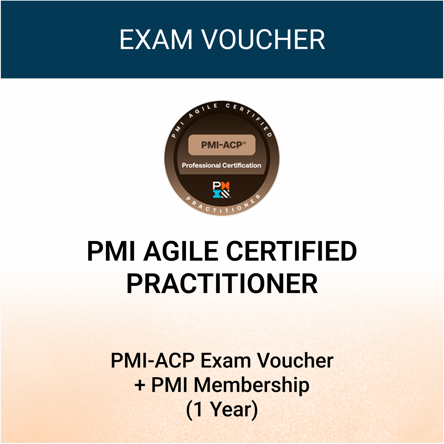 PMI-ACP Exam Fee Voucher + 1 Yr of PMI Membership